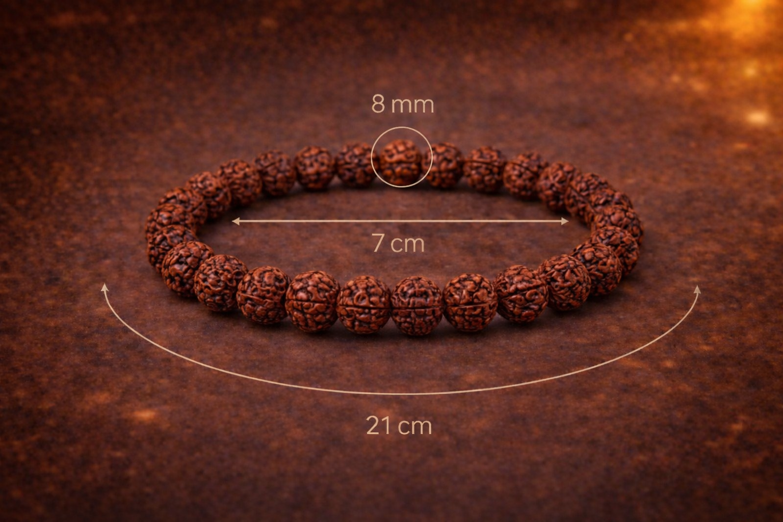 7 Mukhi Rudraksha Bracelet