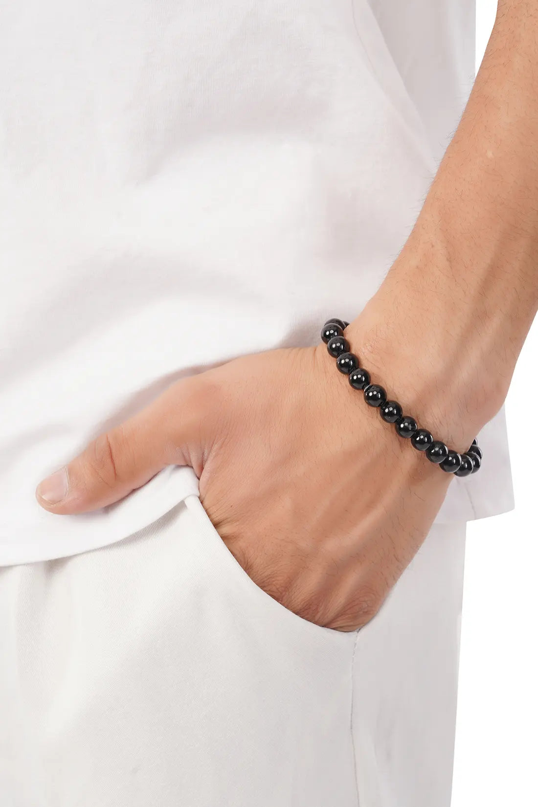 Black Tourmaline / Obsidian Bracelet
