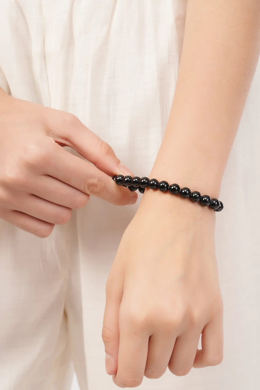 Black Tourmaline / Obsidian Bracelet