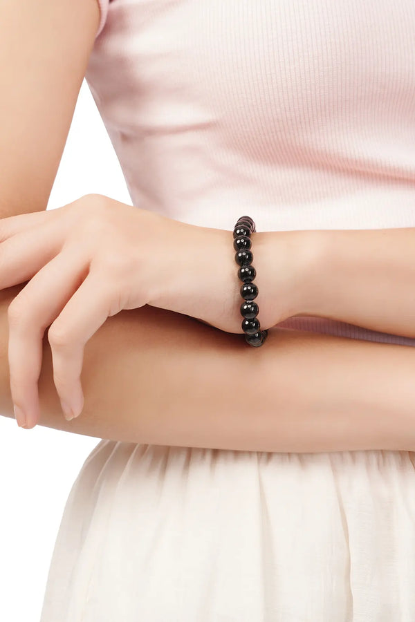 Black Tourmaline / Obsidian Bracelet