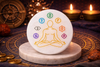 7 Chakra Selenite Charging Plate