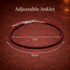 Garnet Anklet