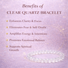 Clear Quartz (Sphatik) Bracelet