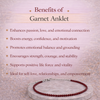 Garnet Anklet