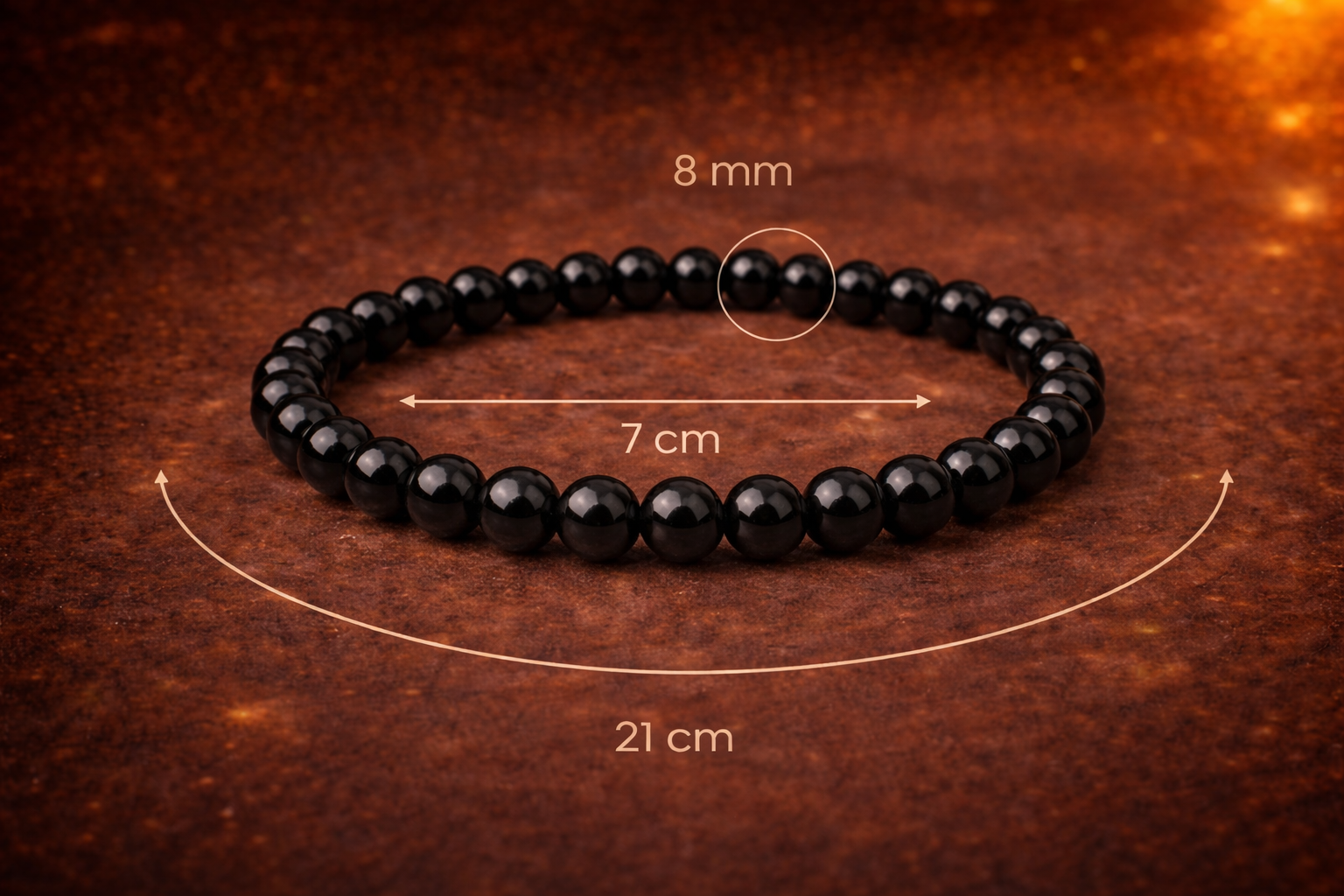 Black Tourmaline / Obsidian Bracelet