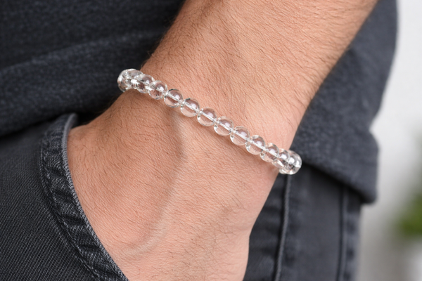 Clear Quartz (Sphatik) Bracelet