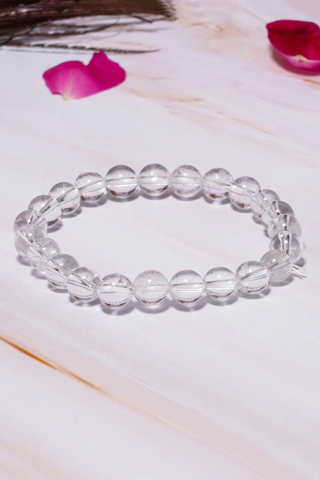 Clear Quartz (Sphatik) Bracelet