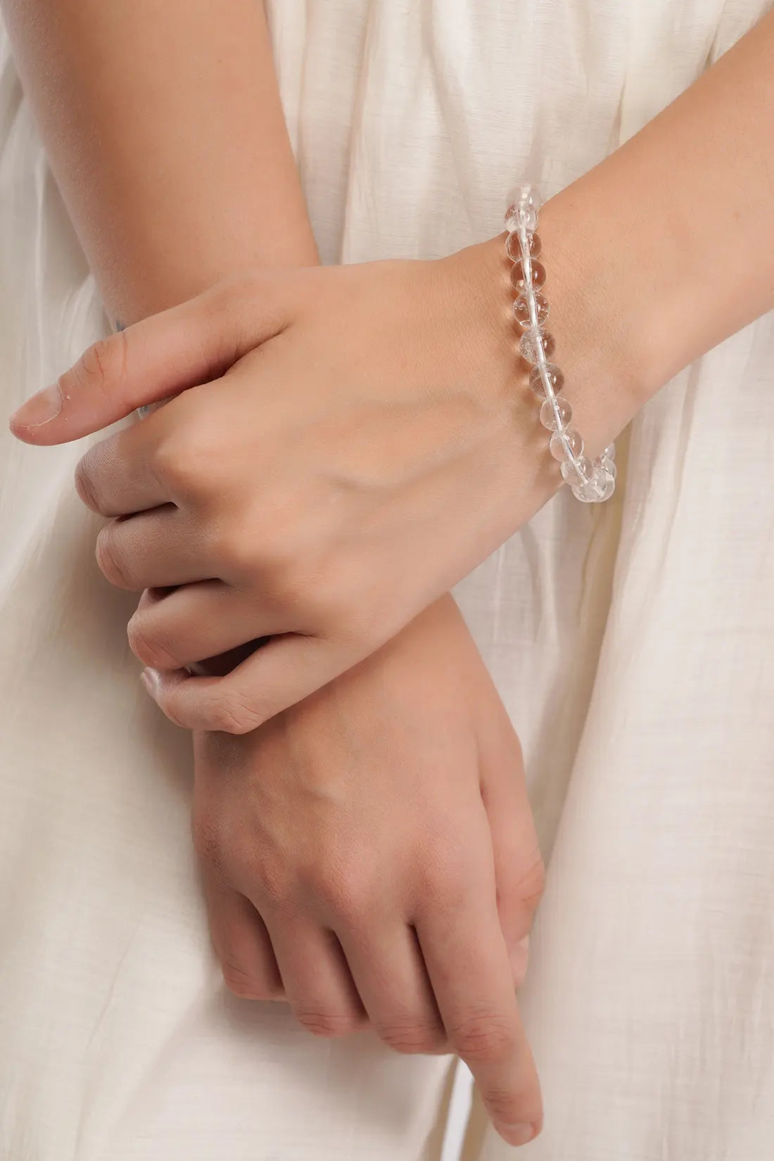 Clear Quartz (Sphatik) Bracelet