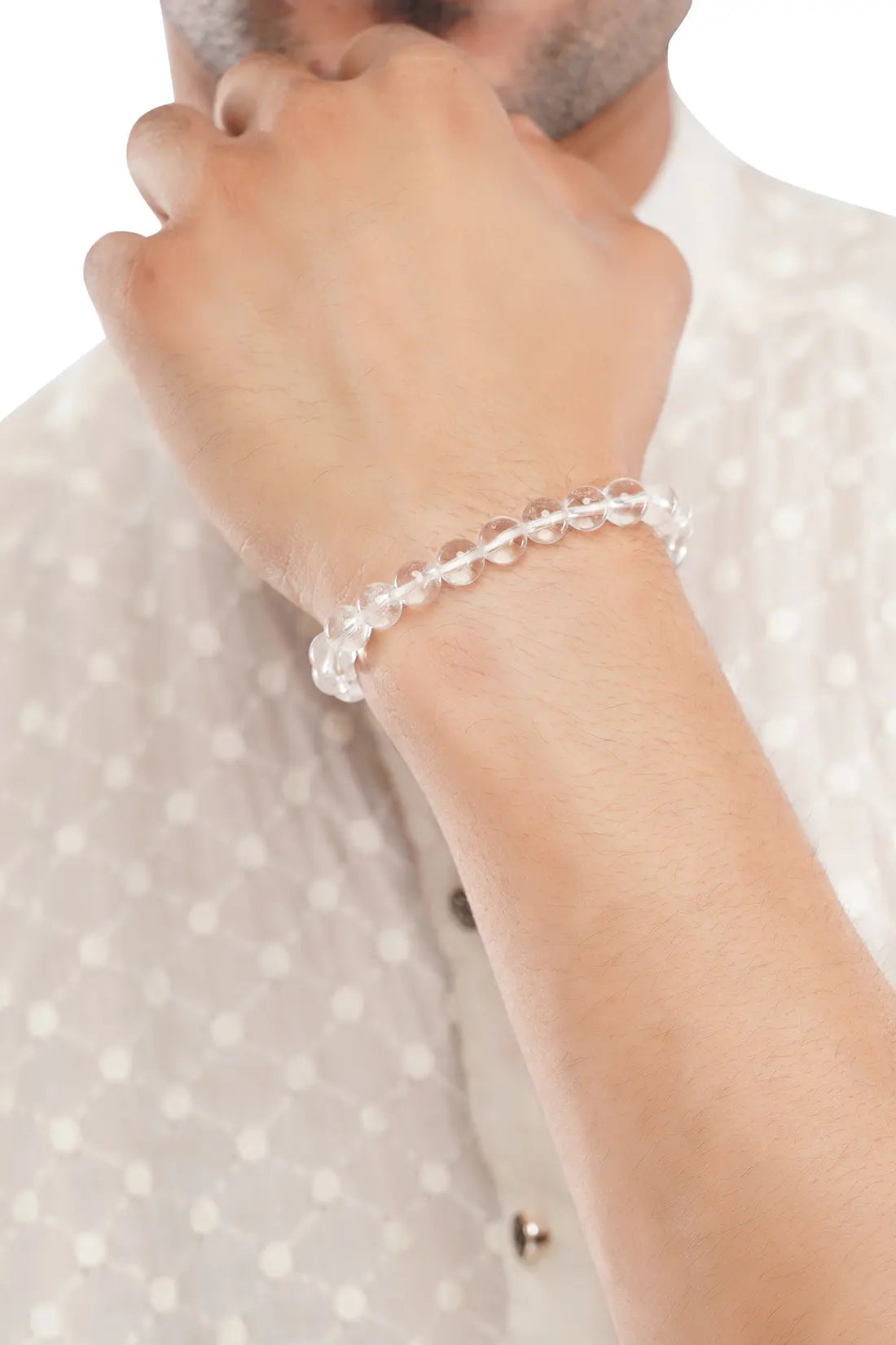 Clear Quartz (Sphatik) Bracelet
