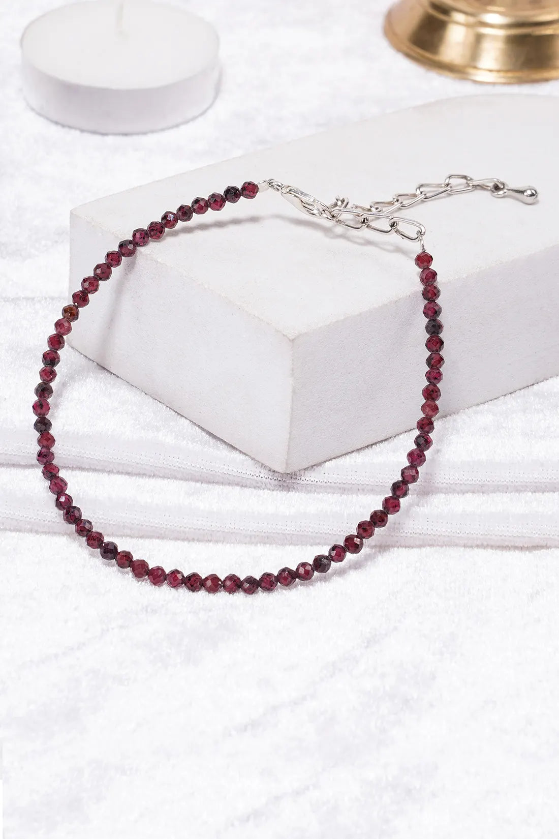 Garnet Anklet