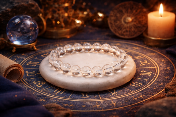 Clear Quartz (Sphatik) Bracelet